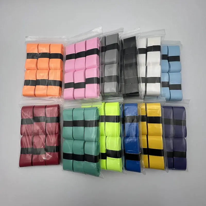 6 Piece Badminton Grip Anti Slip Overgrip Straps For Tennis Racket Sports Grip Pads Shock Absorbing