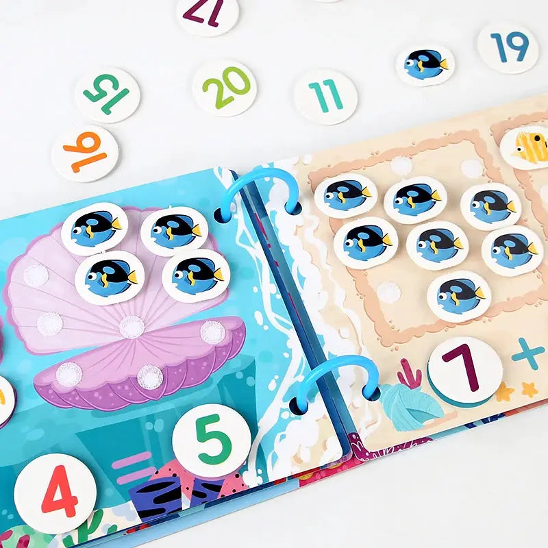 Montessori Scene Stickers For Children DIY Hands On Puzzle Reusable Books Cartoon Learning Cognition Toys For Kids Gift