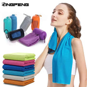 Outdoor Microfiber Quick Dry Ice Towel For Sports Cooling And Fitness Camping Portable Breathable Sweat Wicking Towel