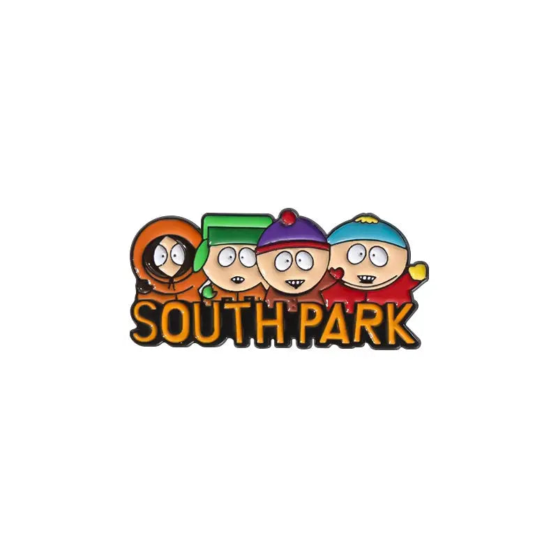 Custom Cartoon Character Enamel Pins Set Cute Metal Brooches Lapel Badges Gift For Kids Friends