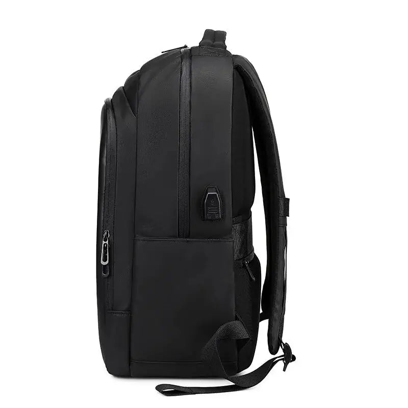 LED display backpack black with 15.6-inch laptop compartment for business travel
