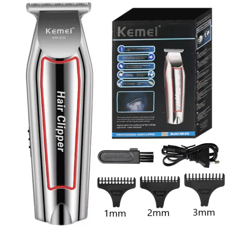 Kemei KM 032 Professional Hair Trimmer With Stainless Steel Blades And Long Lasting Rotary Motor