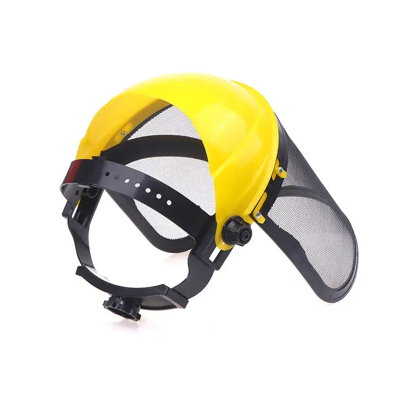 Garden Trimmer Safety Helmet With Full Face Mesh Protective Mask For Logging Brush Cutter Forestry Protection