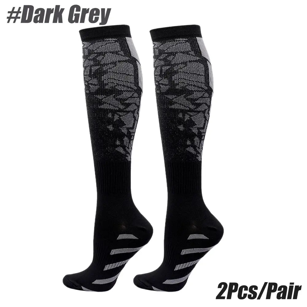 Unisex Compression Socks For Women And Men Calf Support For Running Travel Nursing Pregnancy Circulation Athletic
