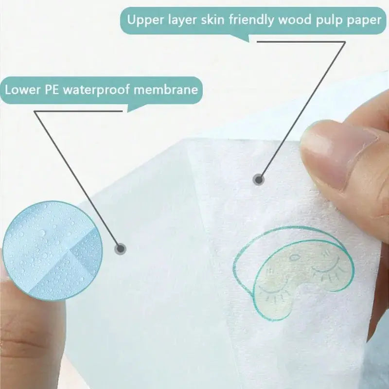 Simples Market disposable toilet seat covers with waterproof PE layer and wood pulp paper; travel packaging (10/20/30/50 pcs)