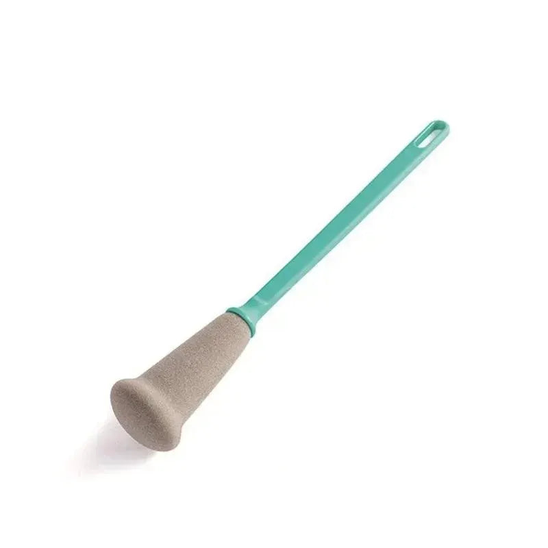 Simples Market long-handle sponge bottle brush with beige sponge head and green handle