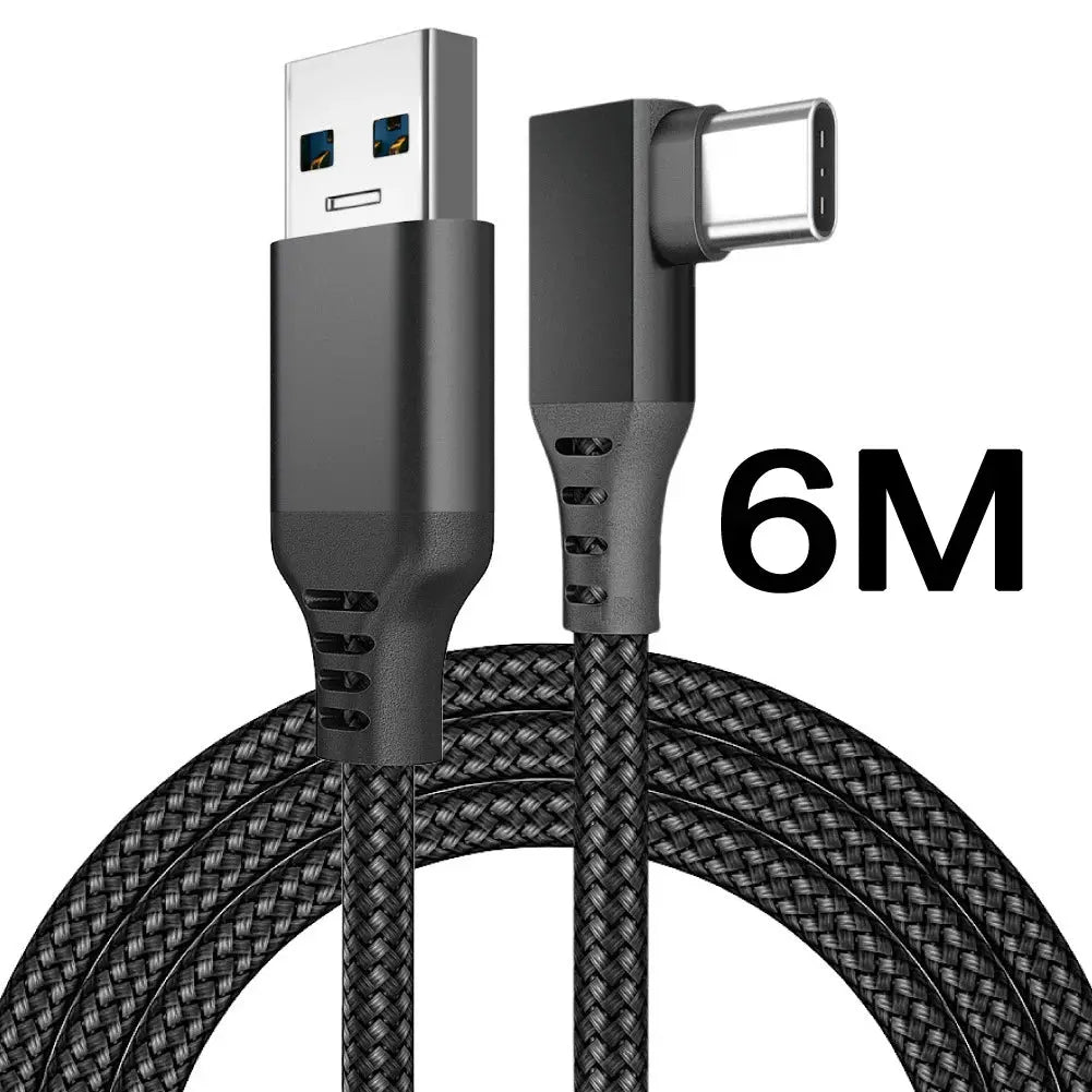 USB A to USB C VR Link Cable 5m For Oculus Quest And Quest 2 Data Transfer And Fast Charging
