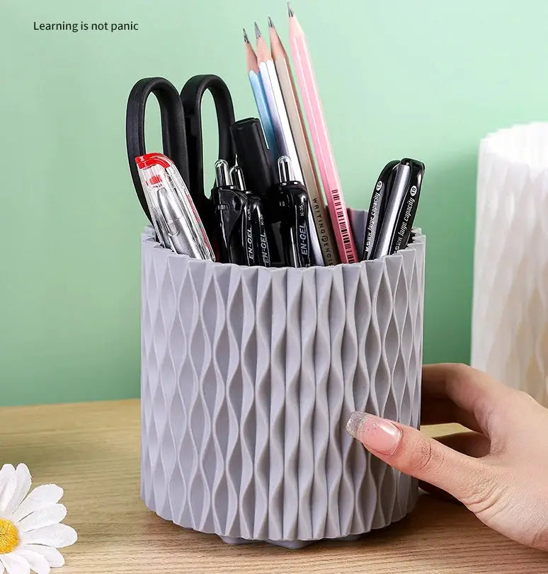 360 Rotation Makeup Brush Storage Cartridge Portable Organizer For Lipstick Eyebrow Pencils Eye Shadow Brushes