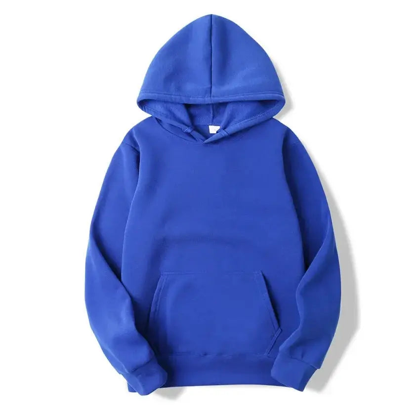 NovaWear Unisex Solid Color Hoodie Sweatshirt All Season Comfort Regular Fit Polyester Knit
