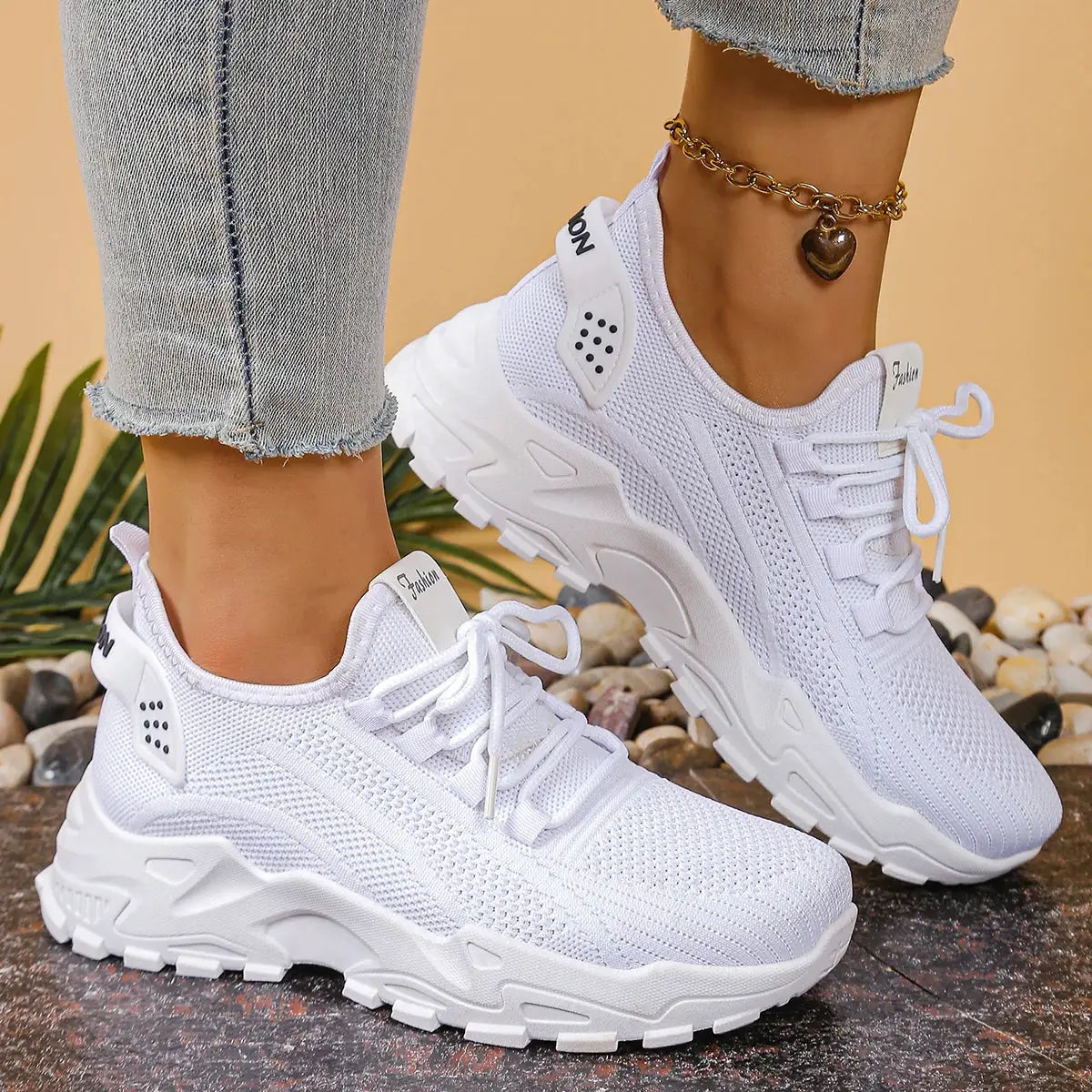 Womens Breathable Mesh Dad Shoes For Spring Versatile Casual And Athletic Sneakers For Everyday Wear