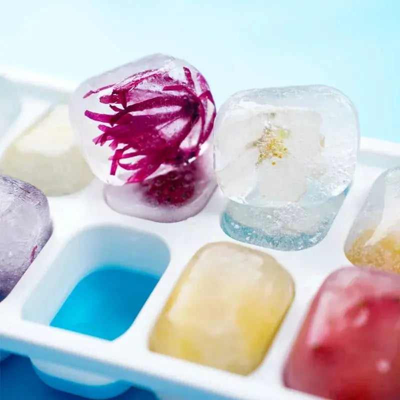 14 Grid Silicone Ice Cube Tray Square Ice Cube Maker Non Toxic Durable Food Grade For Bar Pub Wine
