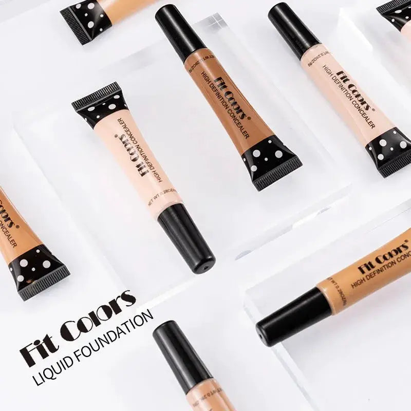 DermaGlow Six Color Concealer Nourishing Liquid Foundation For Dark Circles Full Coverage Suitable For All Skin Types