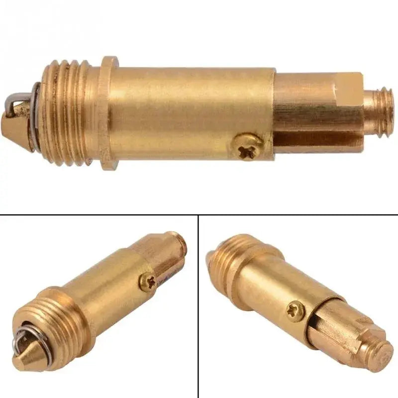 Brass basin pop-up waste plug with bolt-spring mechanism for sinks and baths by Simples Market