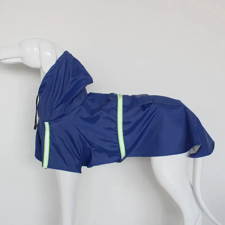 Large Corgi Cloak Style Raincoat Waterproof Windproof Reflective Hooded Dog Raincoat for Weatherproof Protection