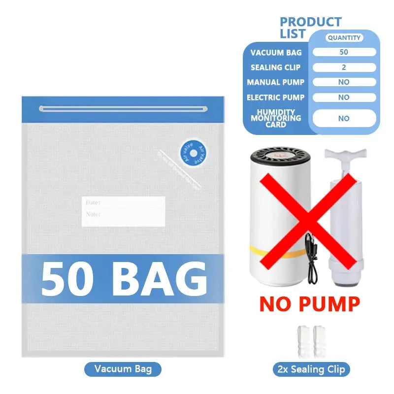 3D Printer Filament Vacuum Bag With USB Rechargeable Pump For PLA PETG