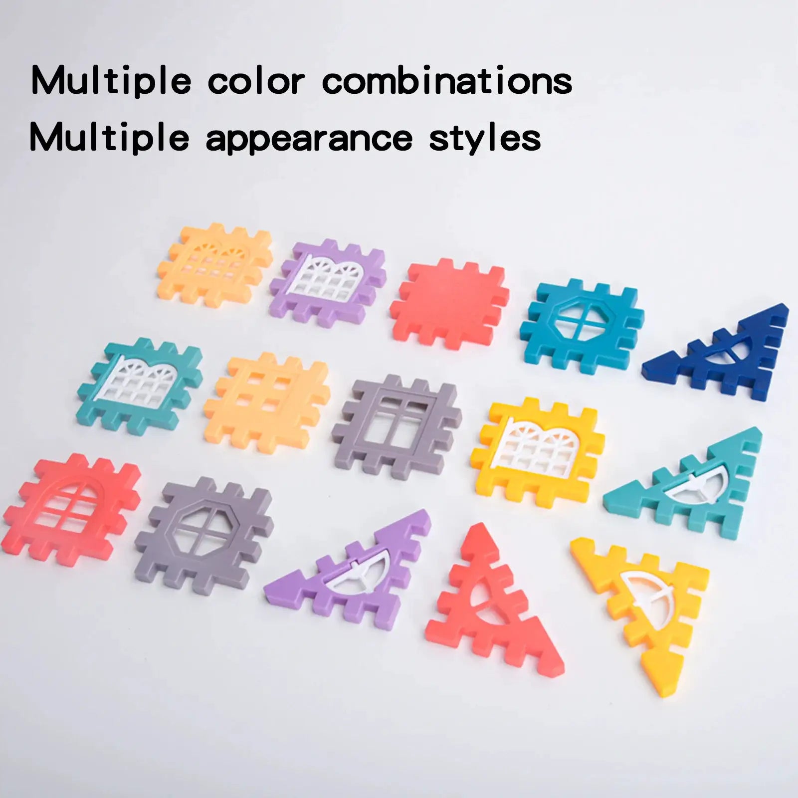 Large Scale Building Block Set For Kindergarten Children Boys And Girls Window Design And House Construction