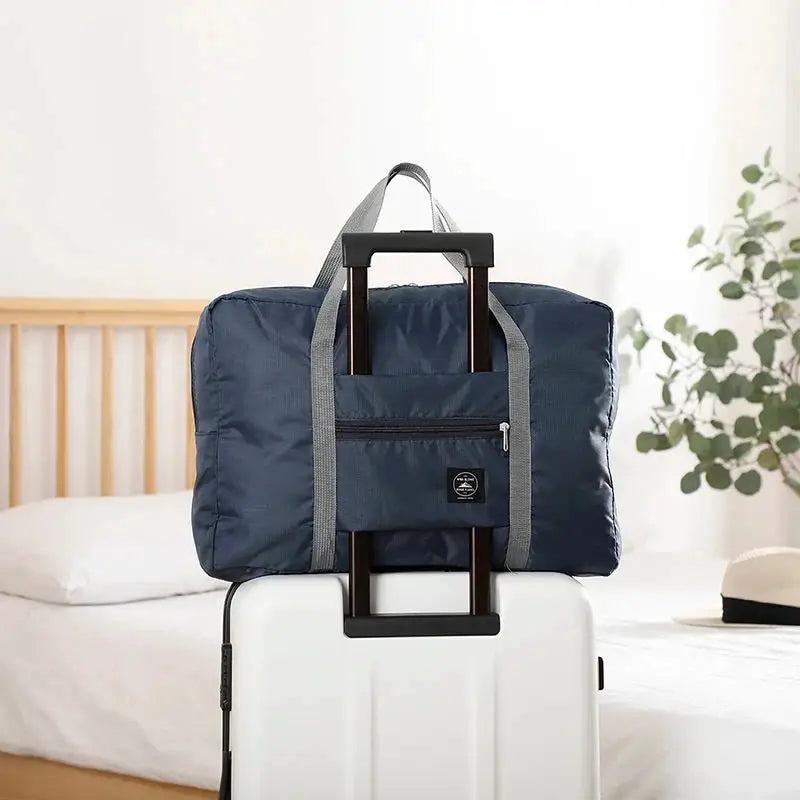 TravelEase Foldable Carry On Duffel Bag Lightweight Large Capacity For Airline Travel Ideal For Weekend Getaways