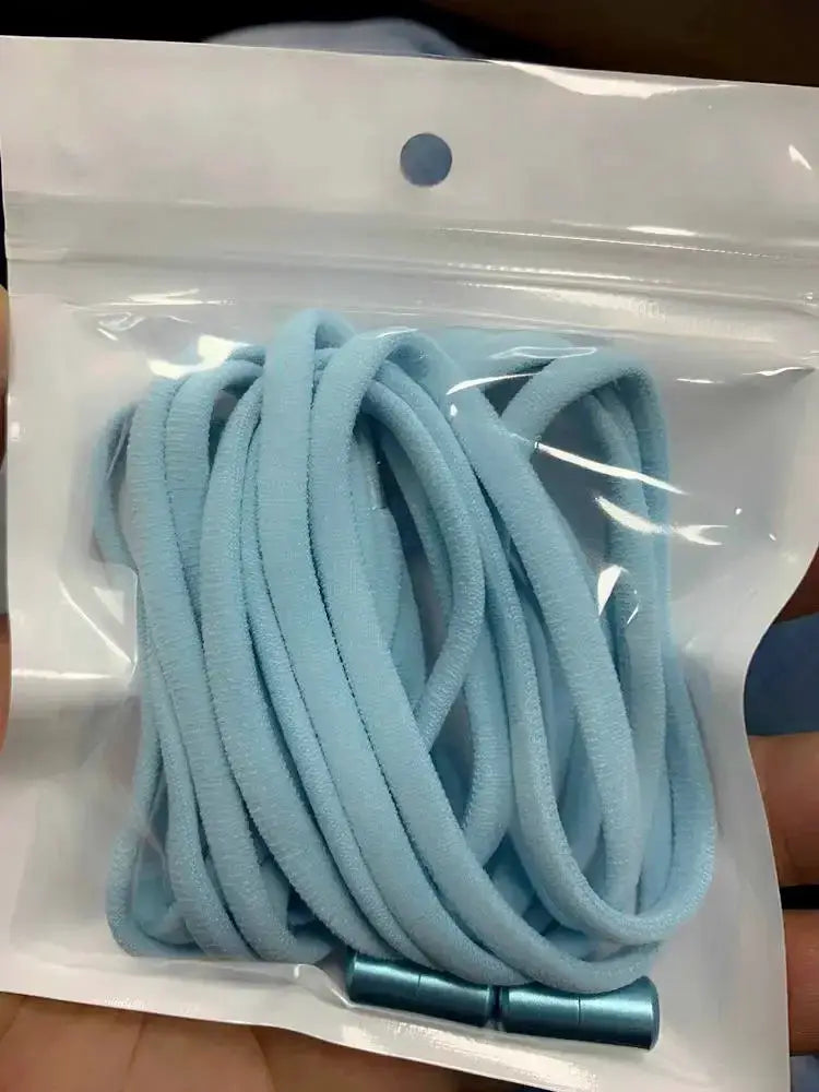 Elastic No Tie Shoelaces For All Shoes One Pair Kids And Adults Quick Lacing Flat Sneakers