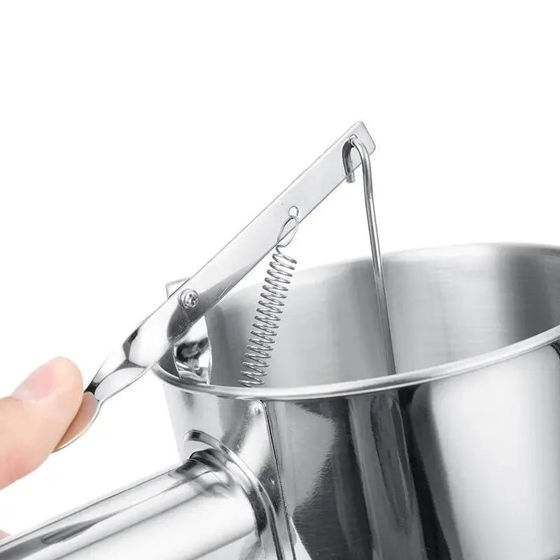 600 And 1200ML Stainless Steel Batter Dispenser Funnel With Holder For Cupcakes And Pancakes