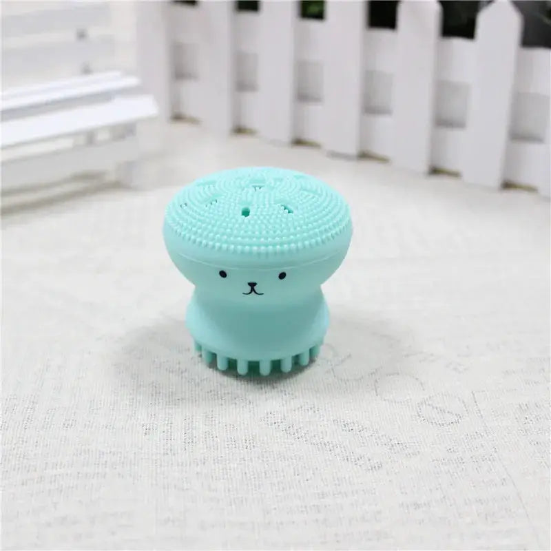 Silicone Face Cleansing Brush Mini Deep Pore Cleaning Exfoliator Soft Skin Care Scrub Tool