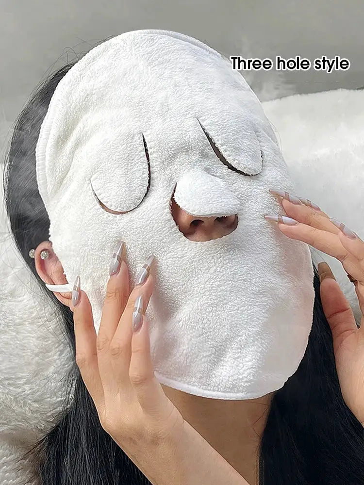 Hot And Cold Compress Face Towel With Soft Skin Friendly Fabric For Steam Heating And Wet Applications