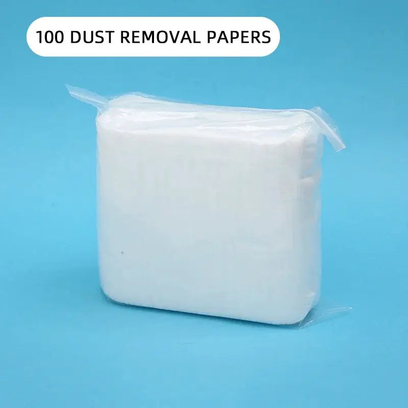 Dust-removal papers pack, white, 100 sheets for flat mop replacement pad