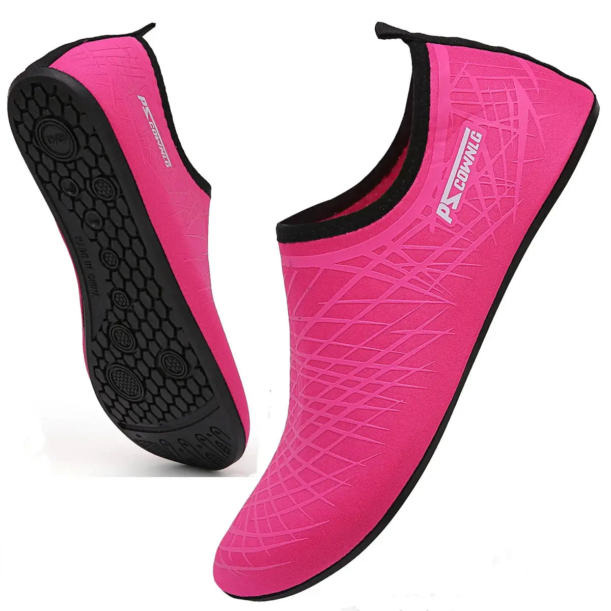 AquaStride Barefoot Water Sports Shoes Quick Dry Slip On For Men And Women Breathable Lightweight Swim Footwear