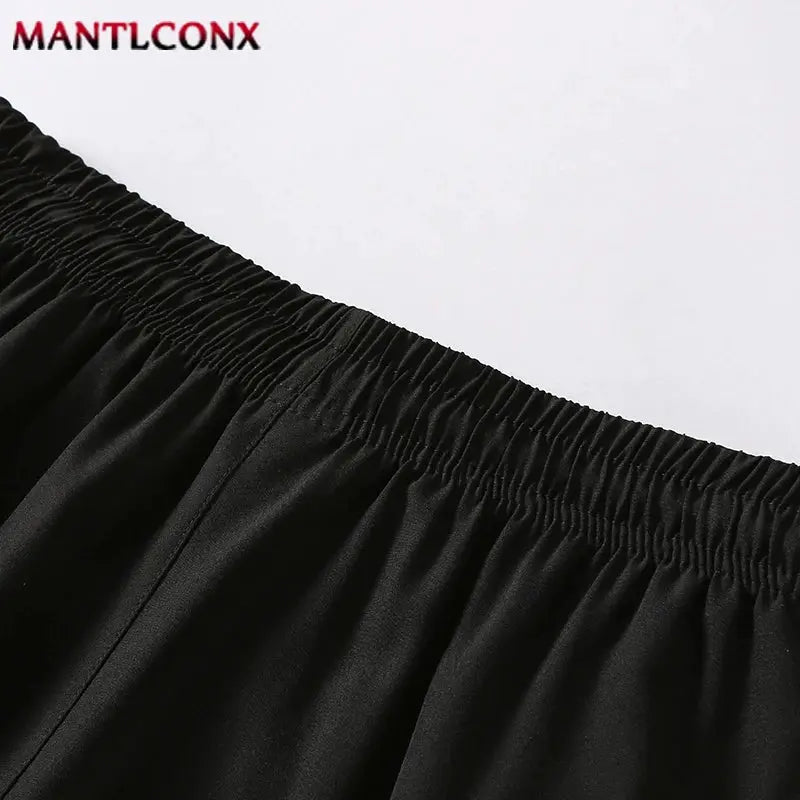 Newest Summer Men's Shorts black breathable quick-drying with elastic waistband, MANTLCONX