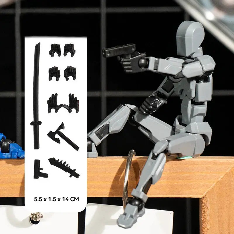 T13 3D Printed Movable Multi Jointed Action Figure Set Lucky 13 Nova 13 Collectible Figures