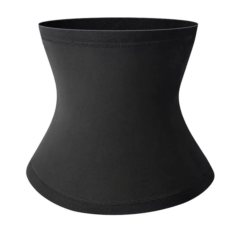 Men's black waist trainer sauna belt by Simples Market for body shaping