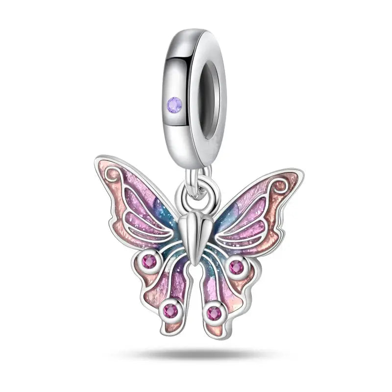 Silver Tone Sunflower And Four Leaf Clover Charm Pendant For Women Bracelet Jewelry Making