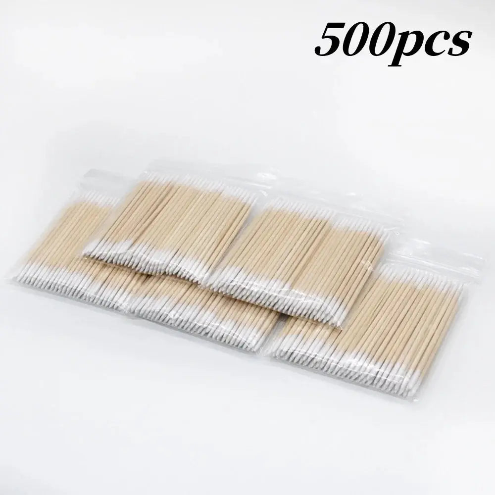 NailMate Wooden Tip Cotton Buds Ultra Detail Corrector For Precise Nail Polish Removal And Clean Sticks