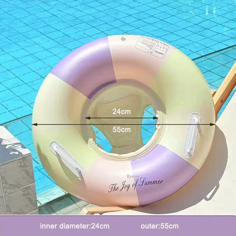Outdoor Sport Inflatable Swimming Ring PVC Pool Float Seat For Adults 14 And Up Great