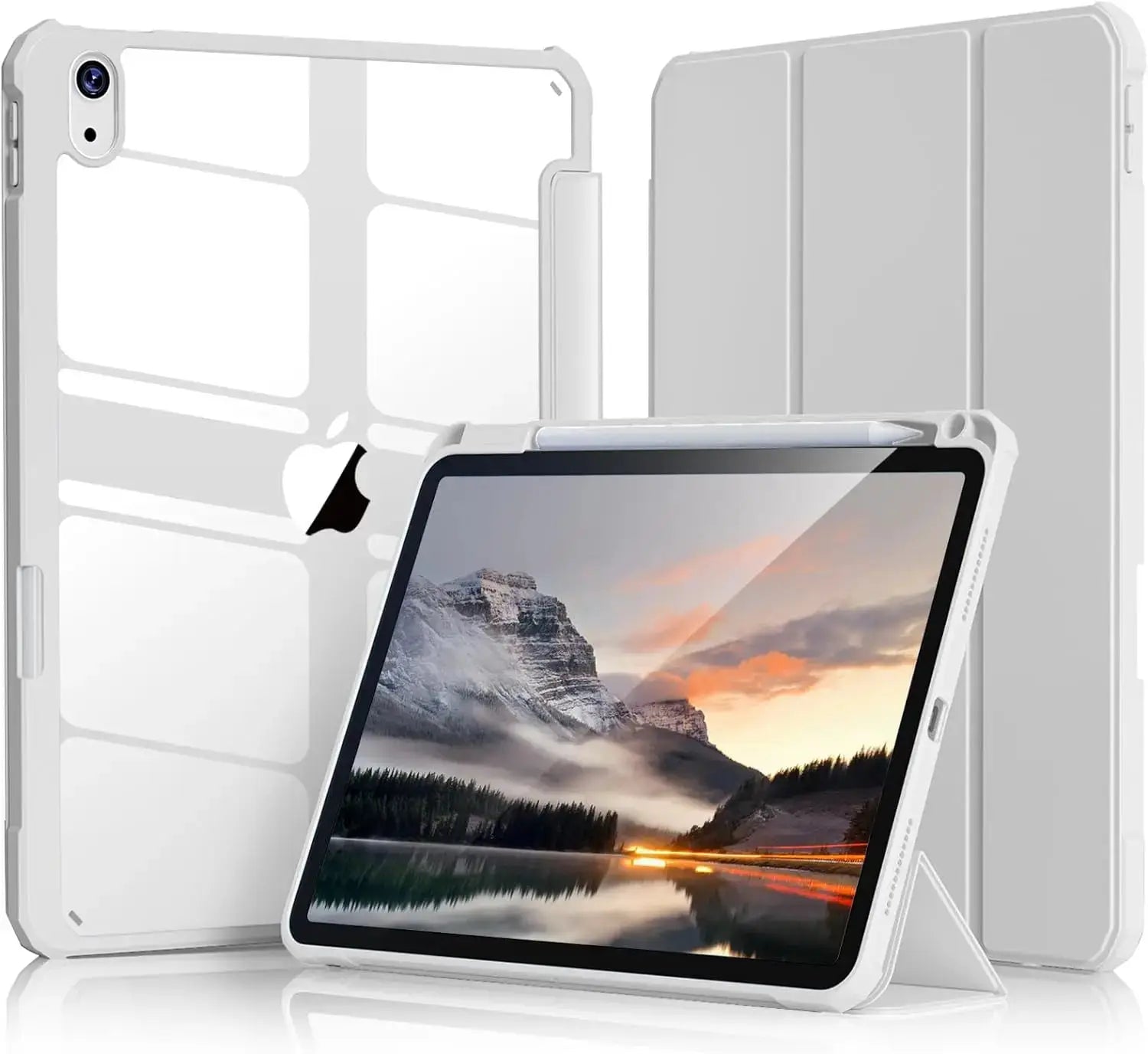 All iPad Models Smart Case With Auto Wake Sleep For Air And Pro Series 2013 Through 2026 Protection Shockproof Dustproof