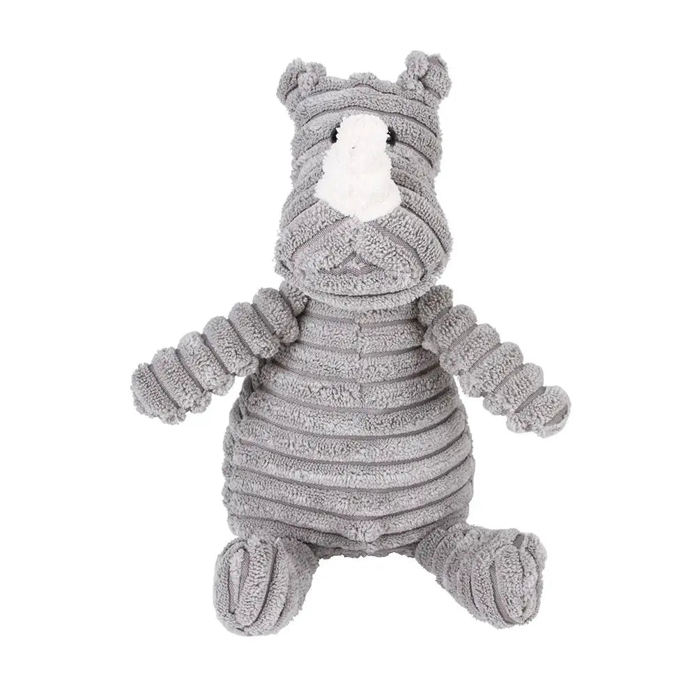 Corduroy Monkey And Pig Voice Plush Molar Toy For Dogs Vent Training Dental Care Teeth Cleaning Large Dog Toys
