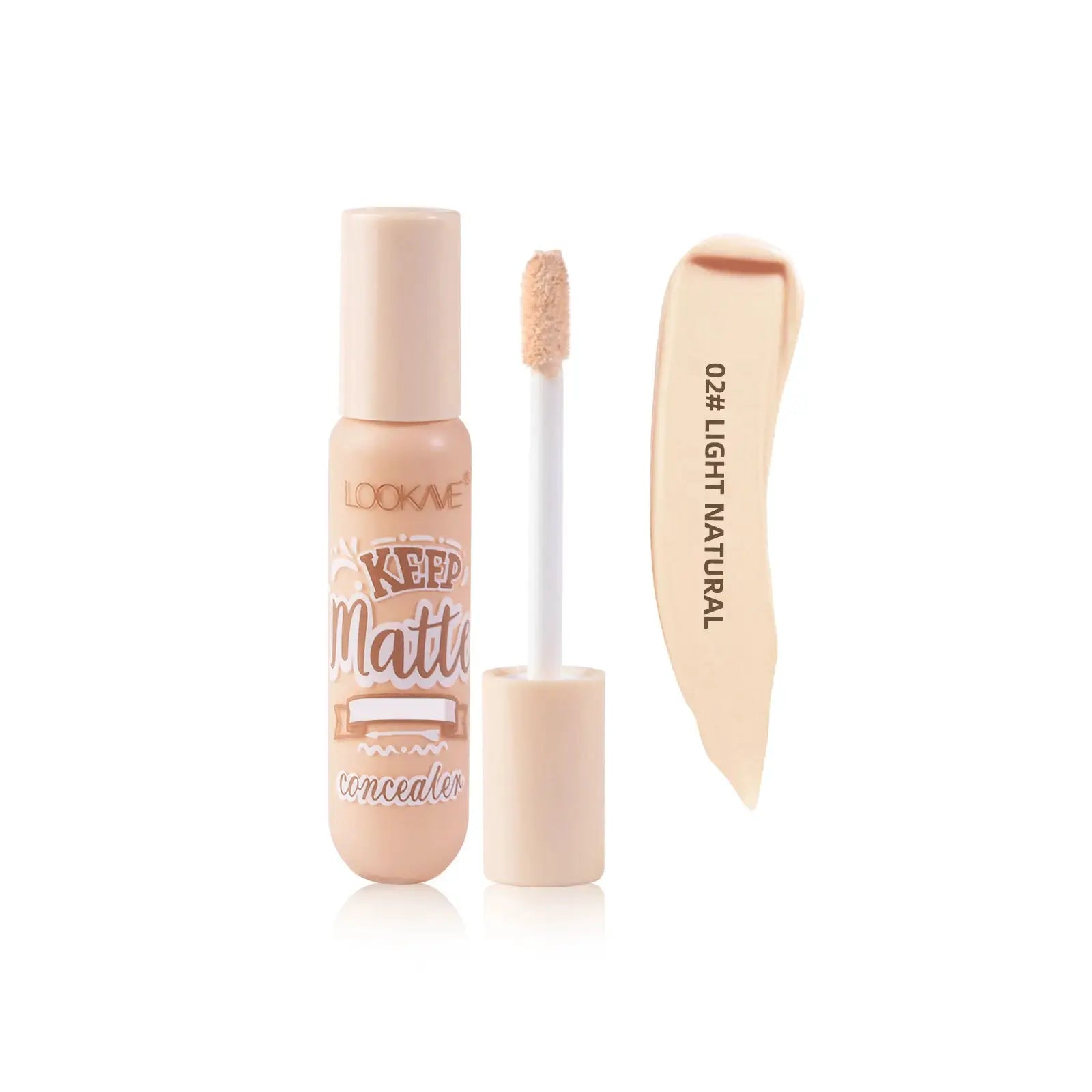 Liquid Concealer Stick Foundation 6 Color Moisturizing Full Coverage for Acne and Dark Circles Natural Matte Makeup