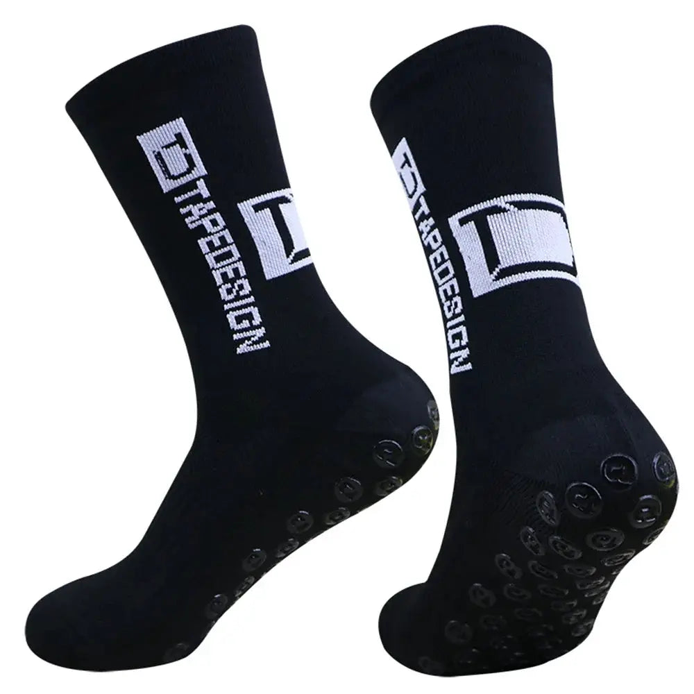 Mens Non Slip Soccer Socks With Non Skid Grip For Football Basketball Cycling And Training Performance