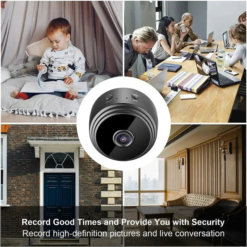 A9 WiFi Mini Camera 1080P Wireless Video Recorder For Smart Home Monitoring Infants And Pets
