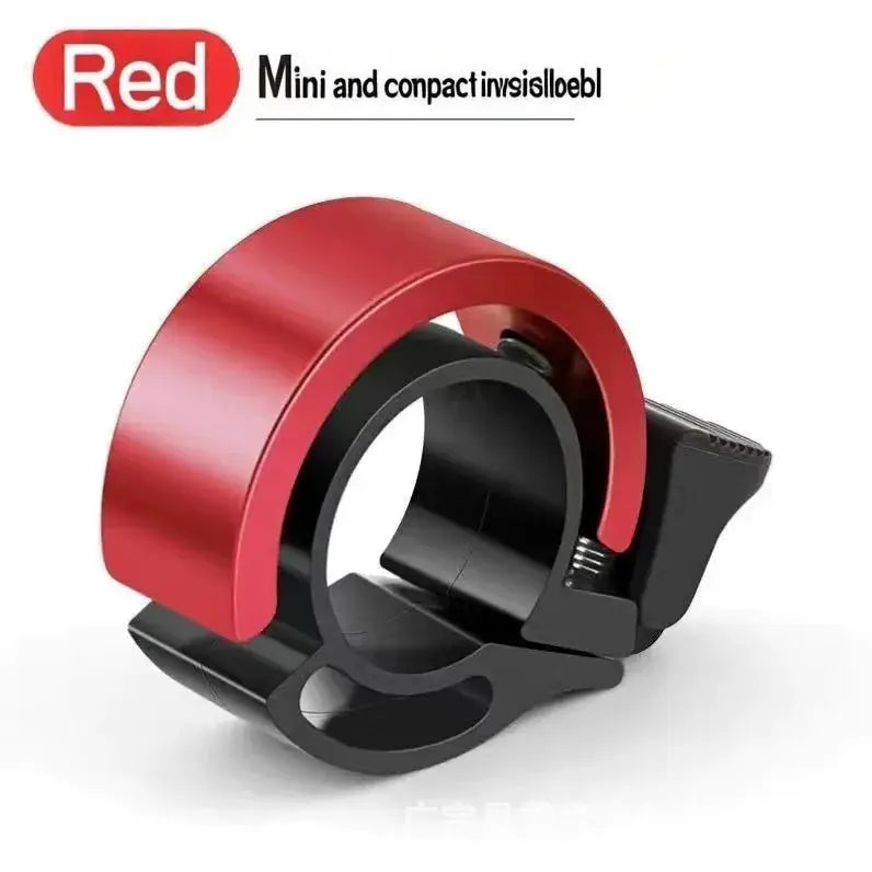 Aluminum Alloy Bicycle Bell For Mountain Bikes Handlebar With Clear Ring Beep Alarm Safety Accessory