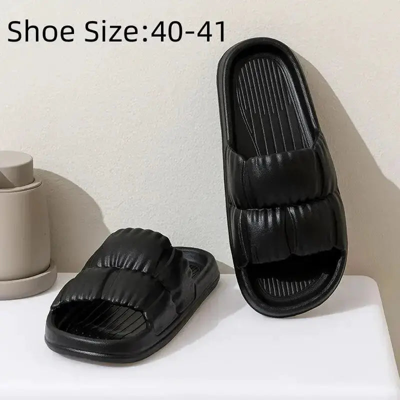 HomeComfort Soft Bottom Slippers Unisex Non Slip EVA Bath Slippers With Cushioned Sole For All Day Comfort