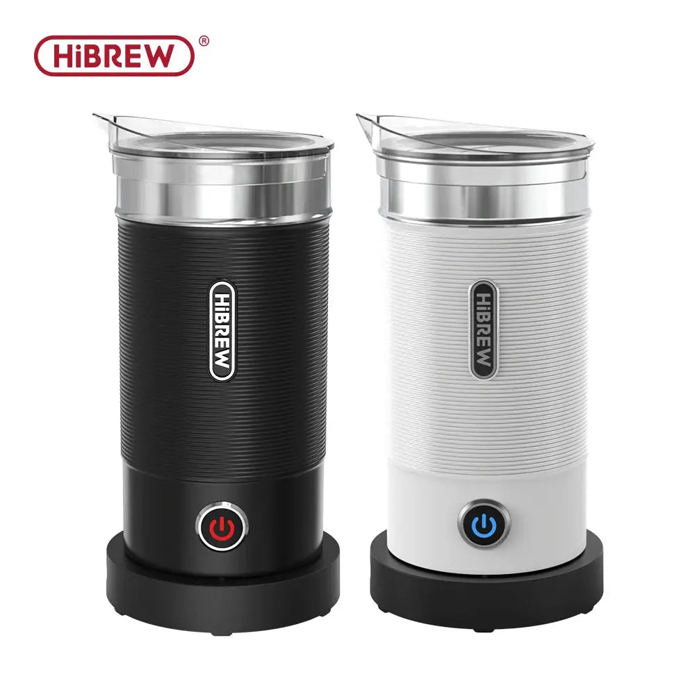 HiBREW Milk Frother And Chocolate Mixer For Cold And Hot Latte Cappuccino With Fully Automatic Milk Warmer M1A Touch