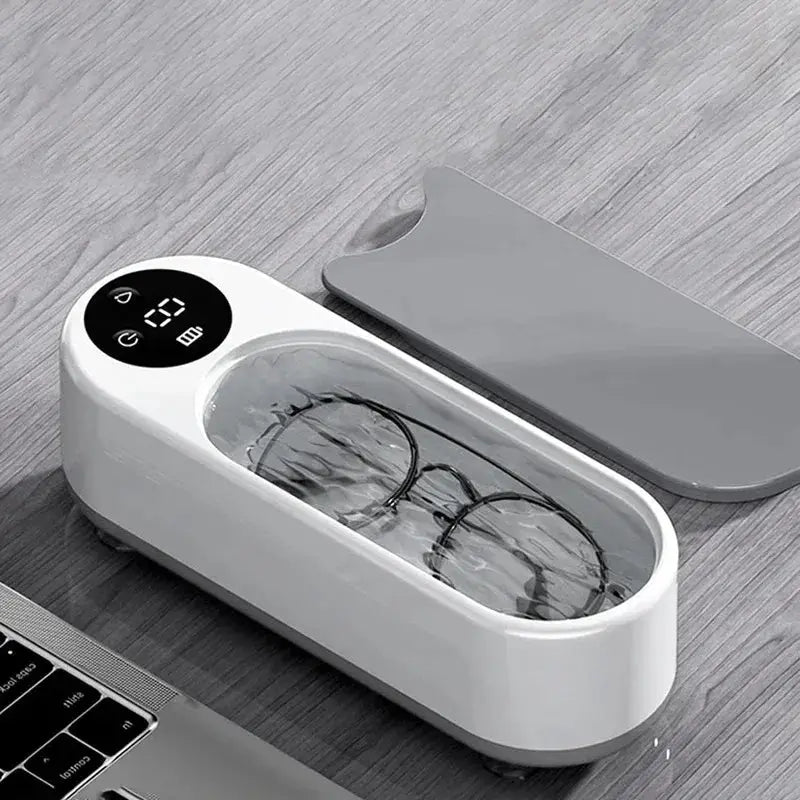 High Frequency Glasses Cleaner Wireless Ultrasonic Cleaning Machine For Eyewear Jewelry Accessories