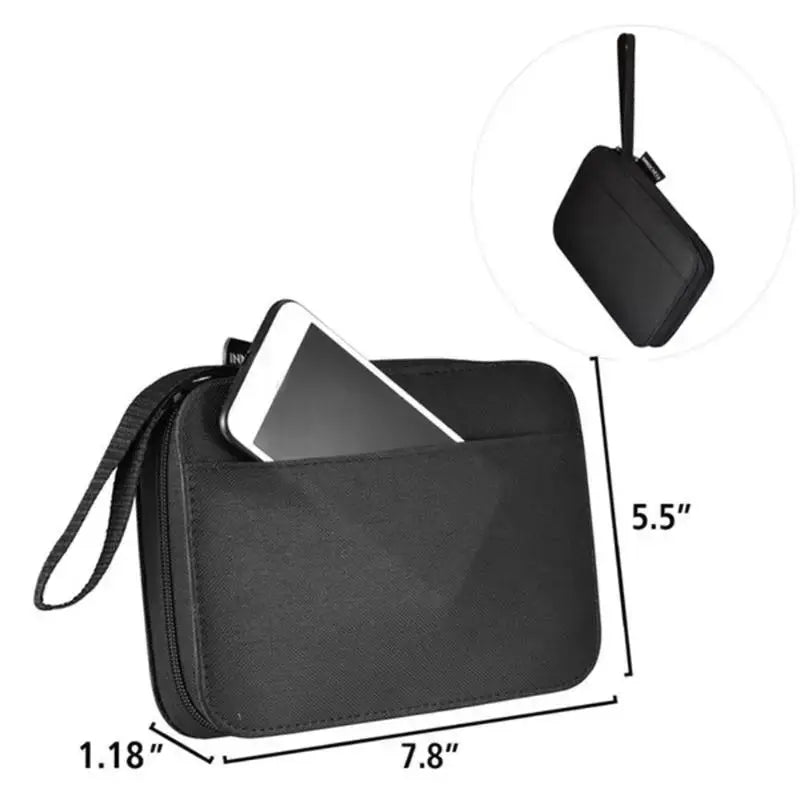 Sewing Kits DIY Multi-function Sewing Box Set by Simples Market; black zippered carry case.
