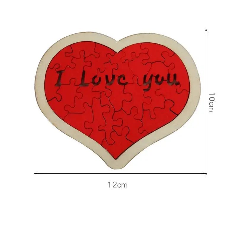 Wooden Puzzle 20 Reasons Why I Love You Engraved Gift For Home Decor And Sentimental Valentines Day Mothers Day Gift - Simples Market