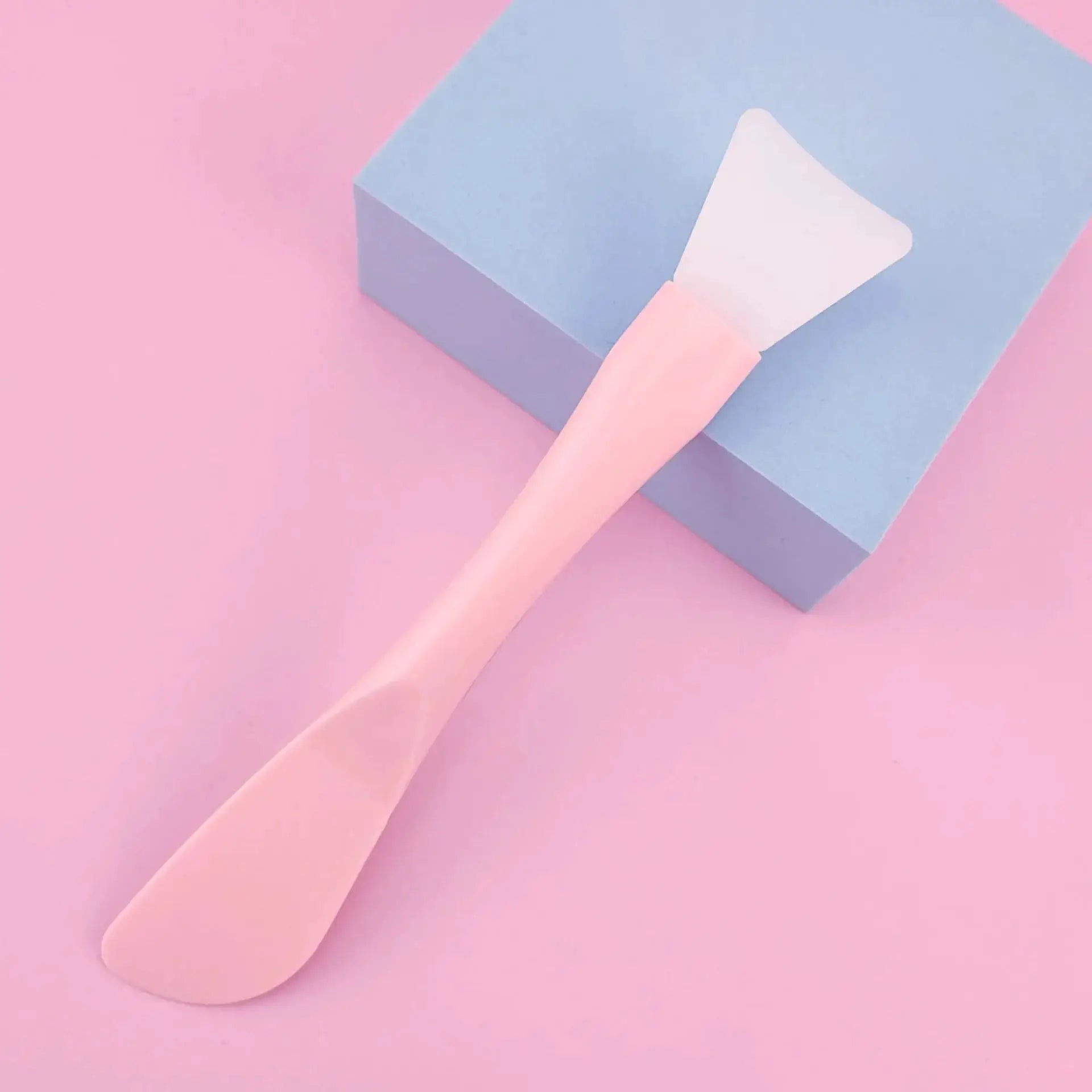 Silicone Facial Mask Brush With Soft Head And Scraper Dual Use Mud Film Tool For DIY Beauty Wholesale