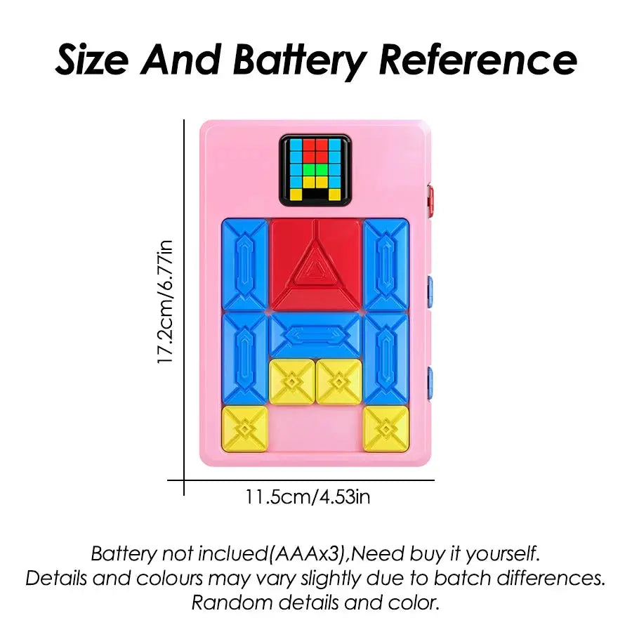 Huarong Road Magnetic Suction Block Sliding Puzzle For Children Six And Up Logic Thinking Brain Teaser Educational Toy