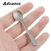 Advance titanium alloy mini dessert spoon for camping and coffee, compact and lightweight