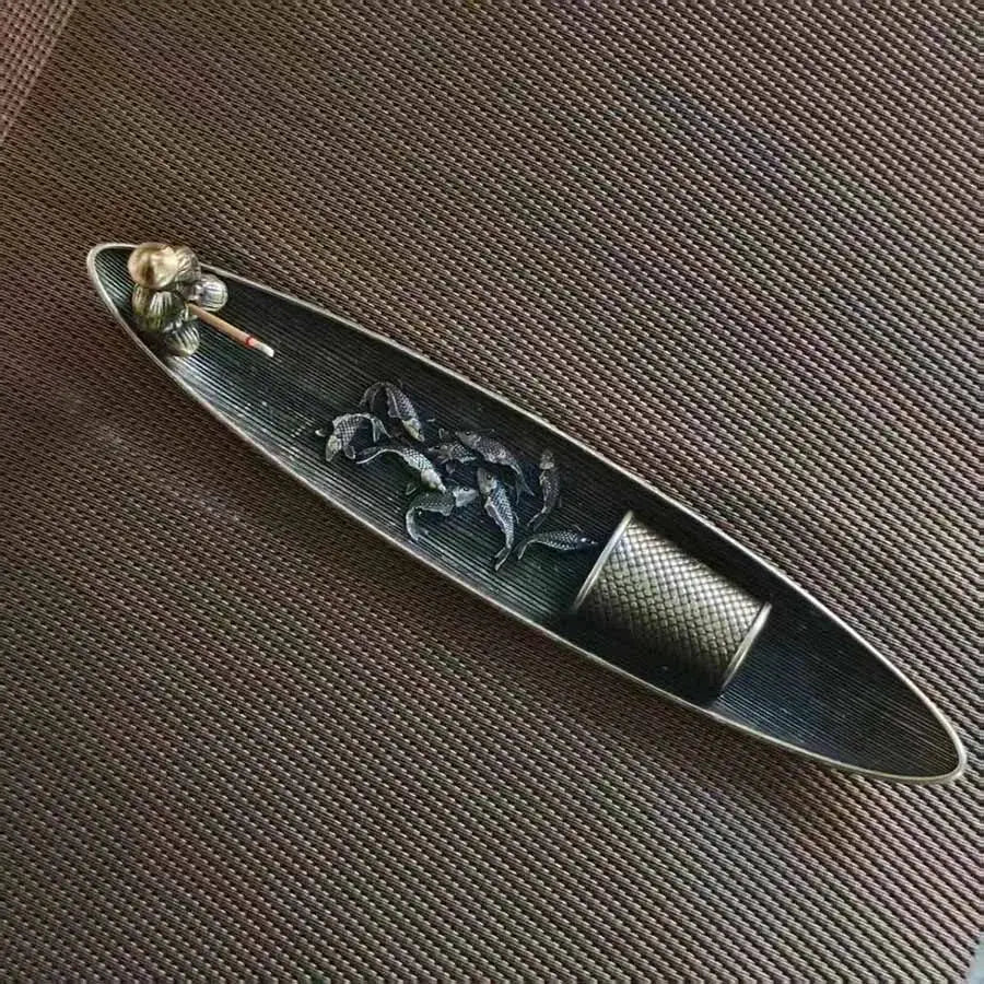 Metal Censer Holder for Incense Sticks 2mm Diameter 20cm Length Elegant Living Room Decor - Simples Market
