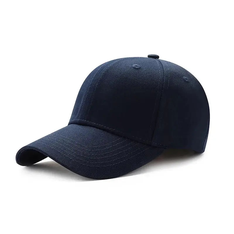 Unisex Simple Black Baseball Cap Adjustable Cotton Hat Solid Color Casual Hip Hop Dad Hat For Men Women