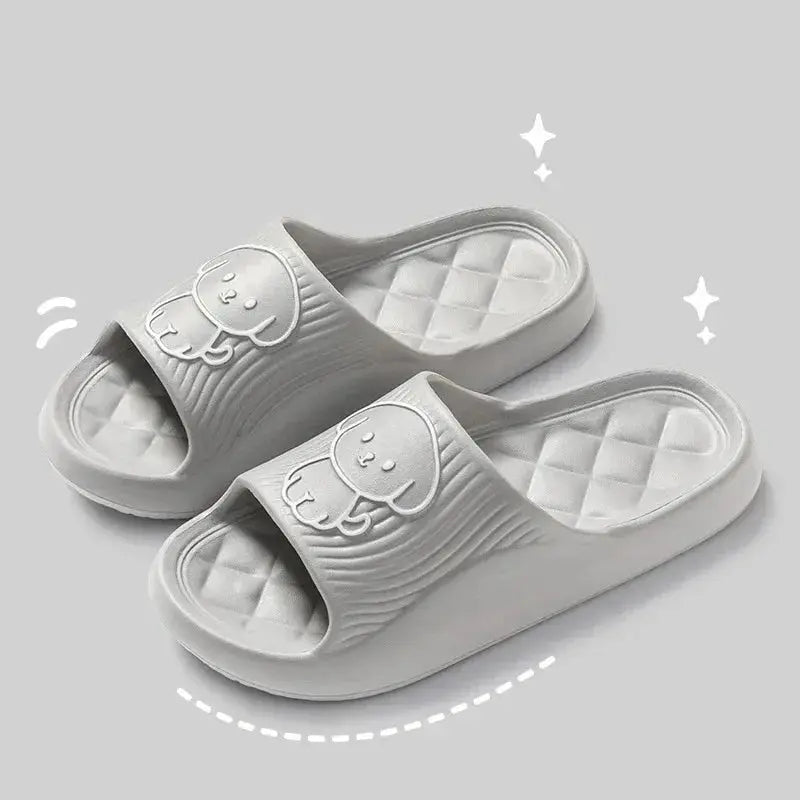 Cloud Cushion Slides For Men Ultra Soft Thick Platform Non Slip Indoor Outdoor Home Slippers